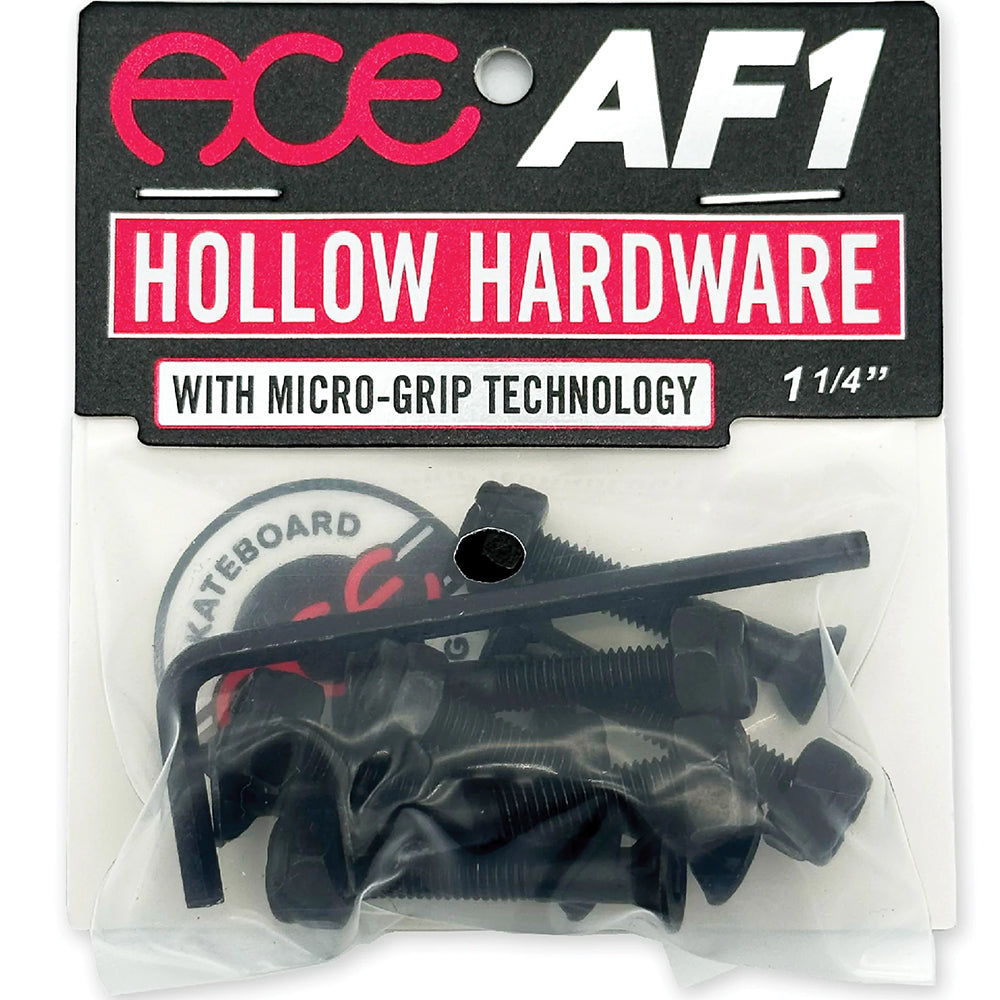 Ace AF1 Hollow Hardware Skateboard Bolts Allen 1¼"