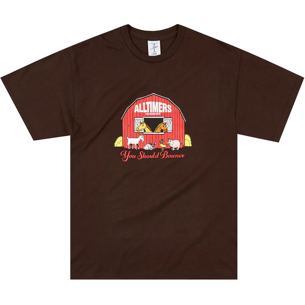 Alltimers Barn It Tee Brown