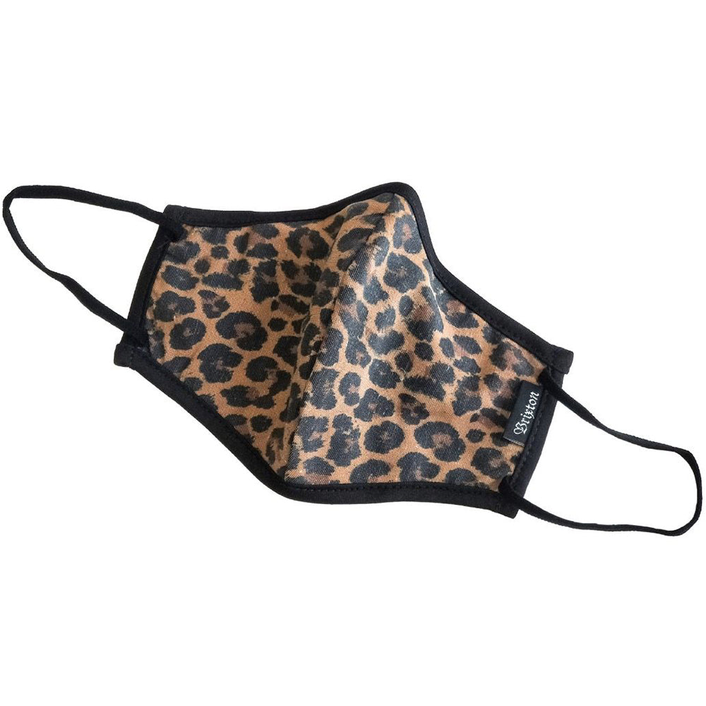 Brixton Antimicrobial 4-Way Stretch Face Mask leopard (free with any Brixton order)