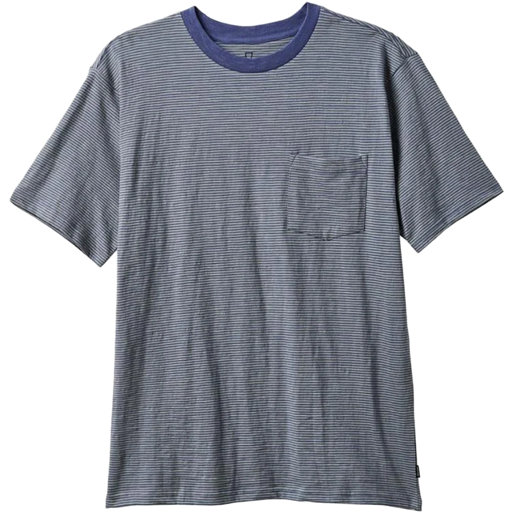 Brixton Hilt Slub Pocket Tee Pacific Blue/Seafoam