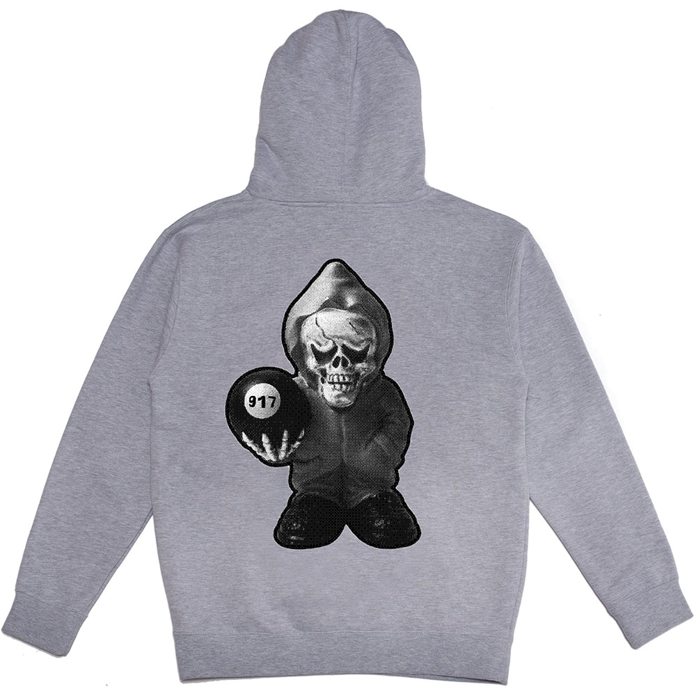 Call Me 917 Skully Pullover Hood grey heather