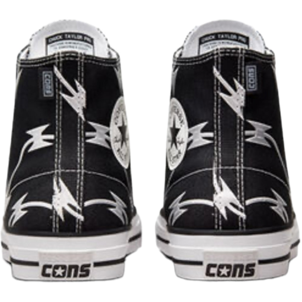 Converse CONS CTAS Pro Hi Razor Wire Shoes Black/Pure Silver/White