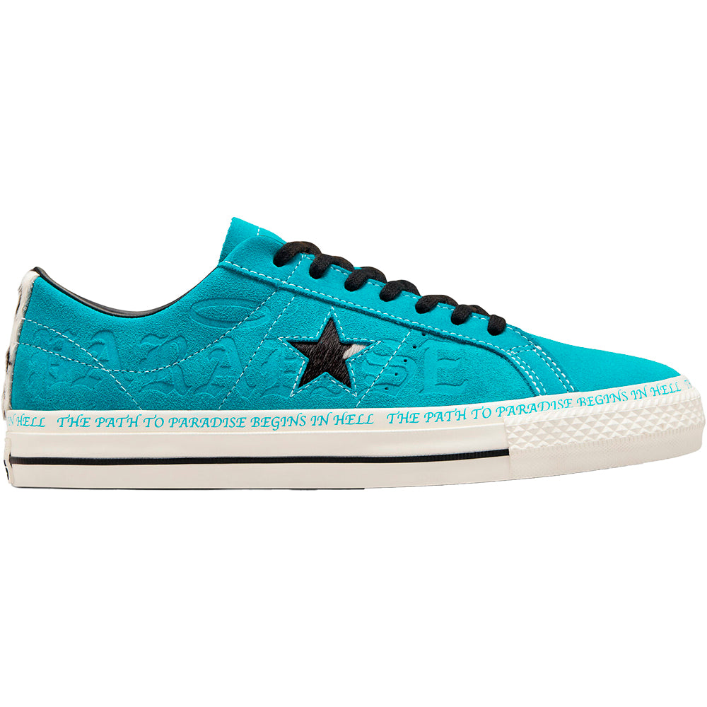 Converse CONS One Star Pro Ox Sean Pablo Shoes rapid teal/black/egret