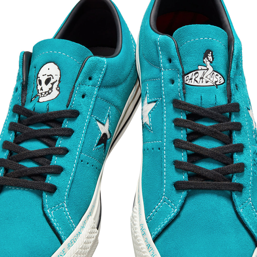 Converse CONS One Star Pro Ox Sean Pablo Shoes rapid teal/black/egret