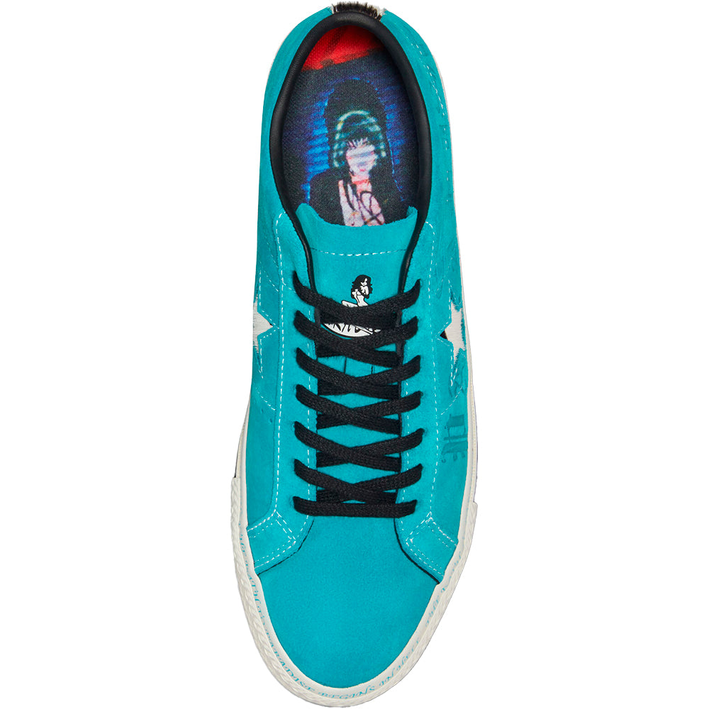 Converse CONS One Star Pro Ox Sean Pablo Shoes rapid teal/black/egret