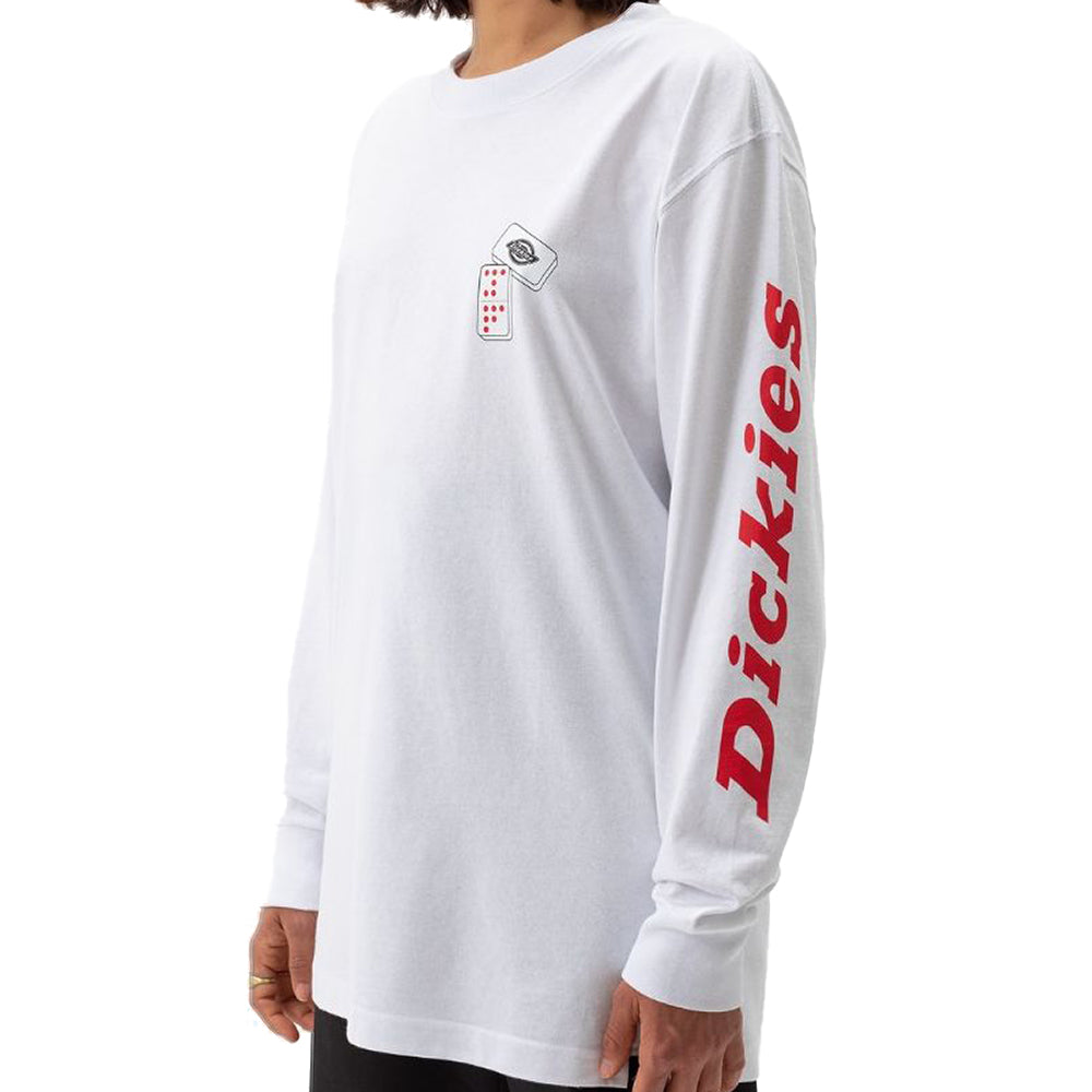 Dickies Jamie Foy Havana Heights Graphic Long Sleeve T shirt white