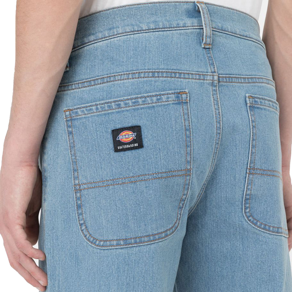 Dickies Wingville Loose Denim Trousers Light Wash