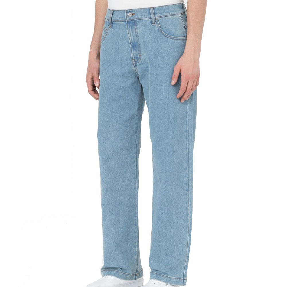 Dickies Wingville Loose Denim Trousers Light Wash