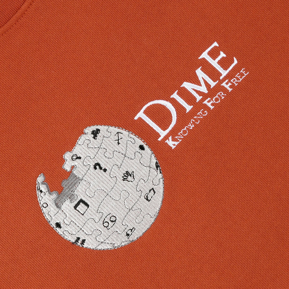 Dime Dimepedia Crewneck Autumn Red
