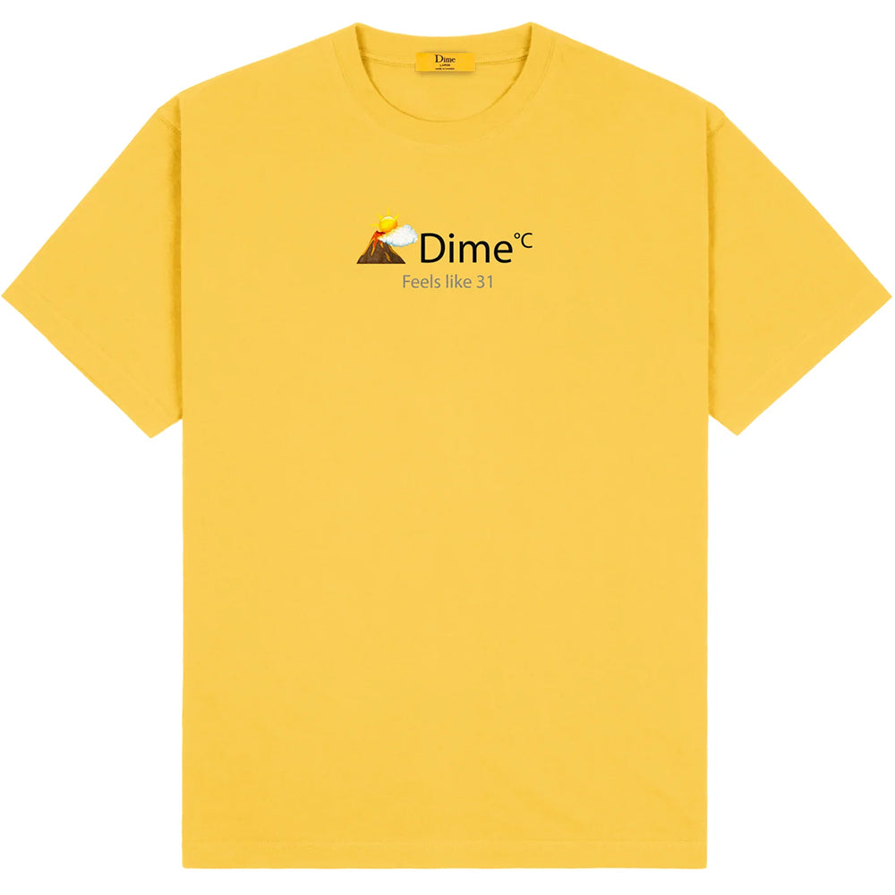 Dime Weather T Shirt Banana Cream