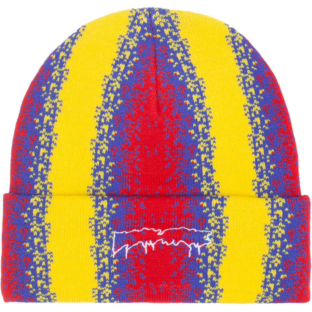 Fucking Awesome Gradient Drip Cuff Beanie Yellow/Red
