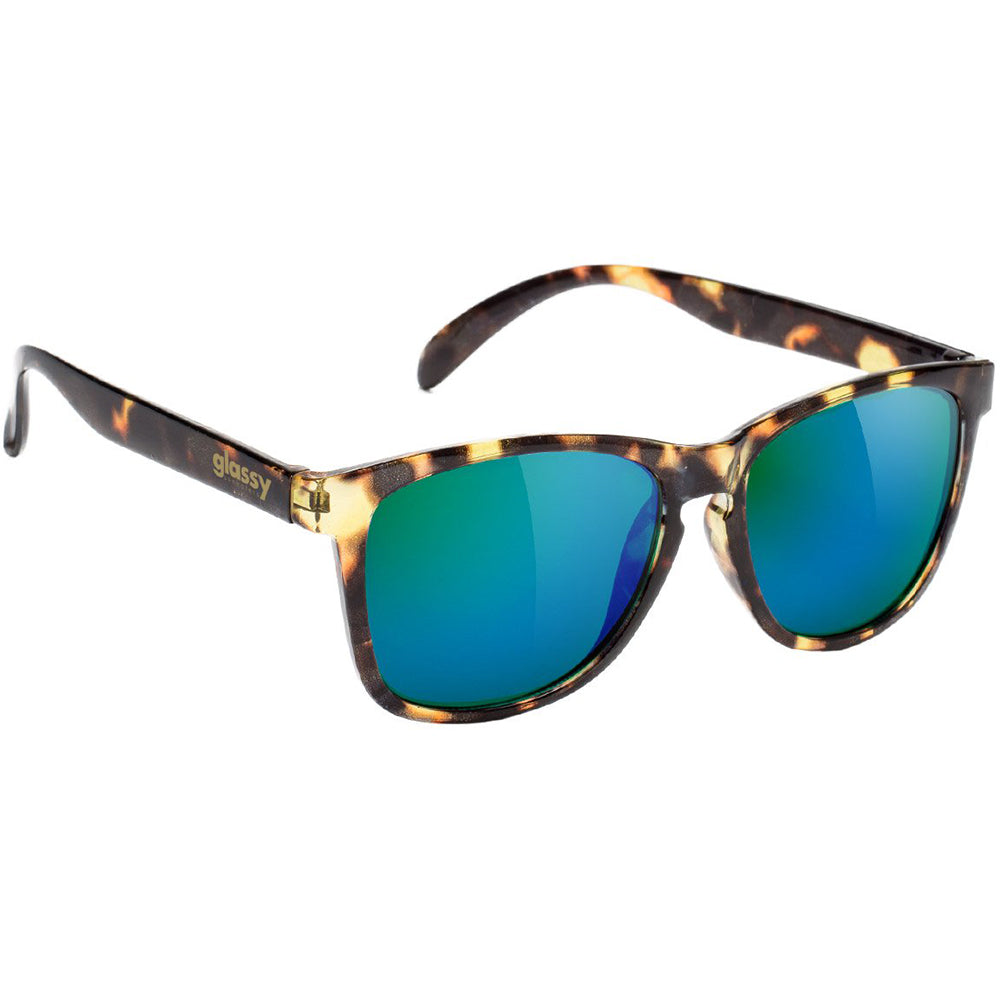 Glassy Deric sunglasses tortoise/green mirror