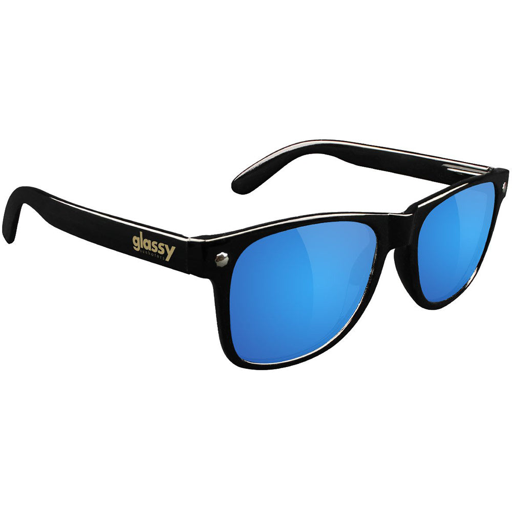 Glassy Leonard sunglasses black/blue mirror