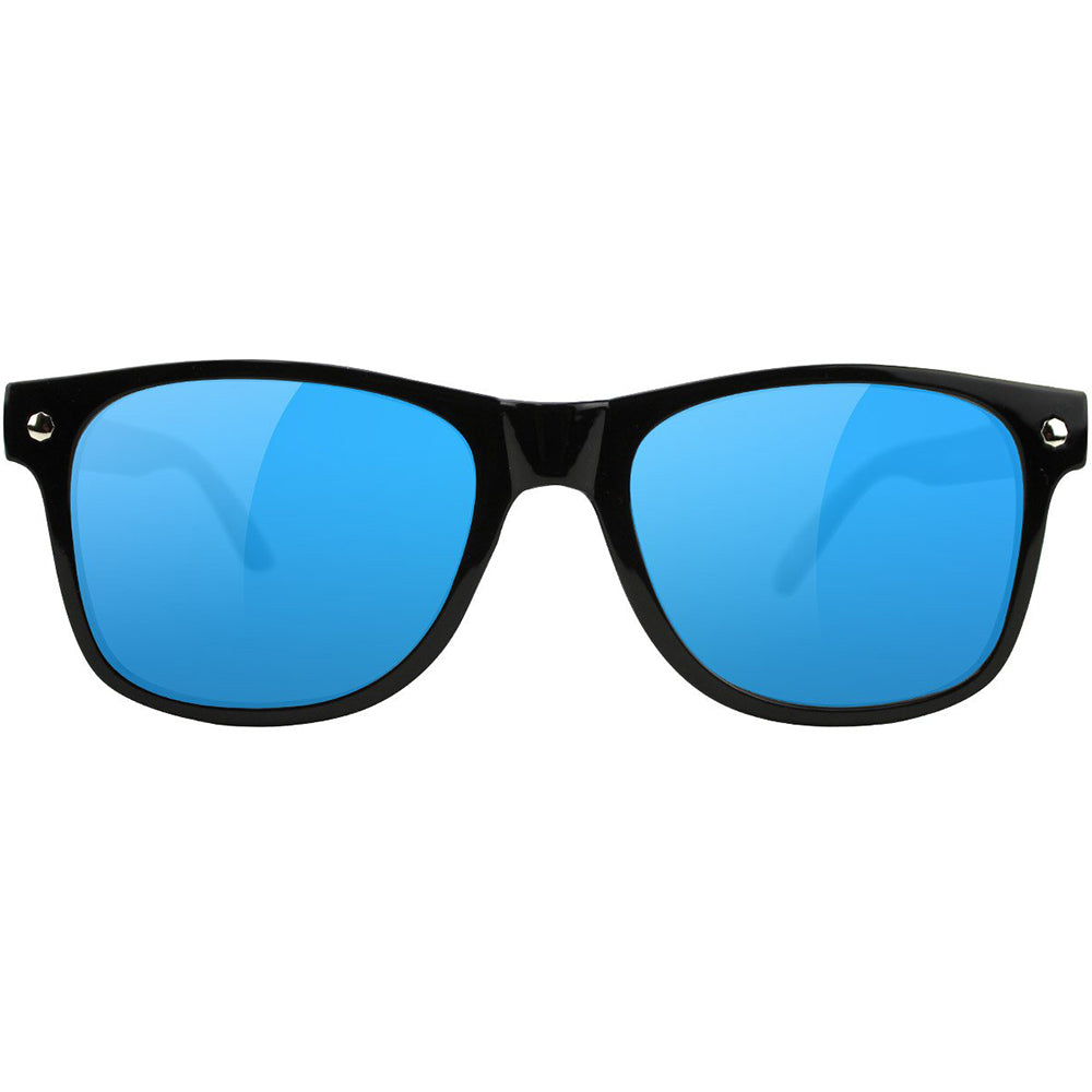 Glassy Leonard sunglasses black/blue mirror