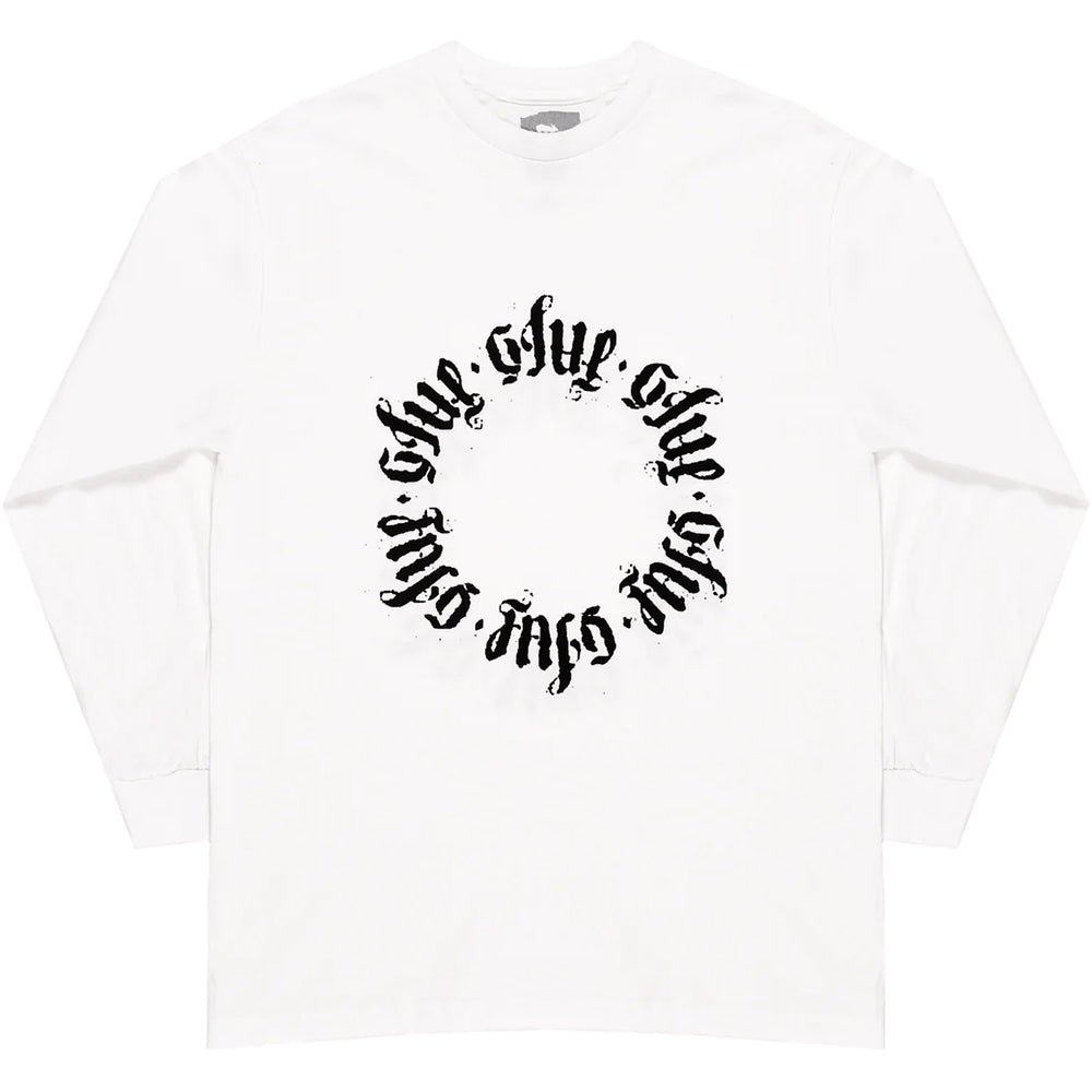 Glue Casting Circles Long Sleeve White