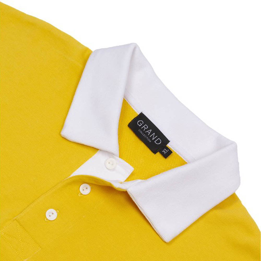 Grand Collection Collared Sweatshirt navy/red/yellow