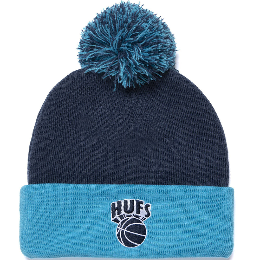 HUF Eastern Pom Beanie navy