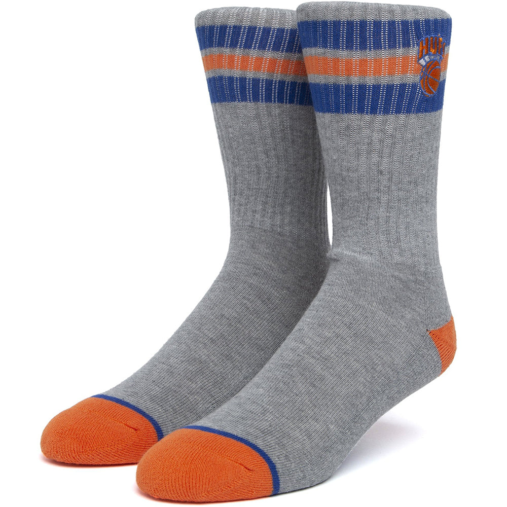HUF Emb. Stripe Socks grey heather