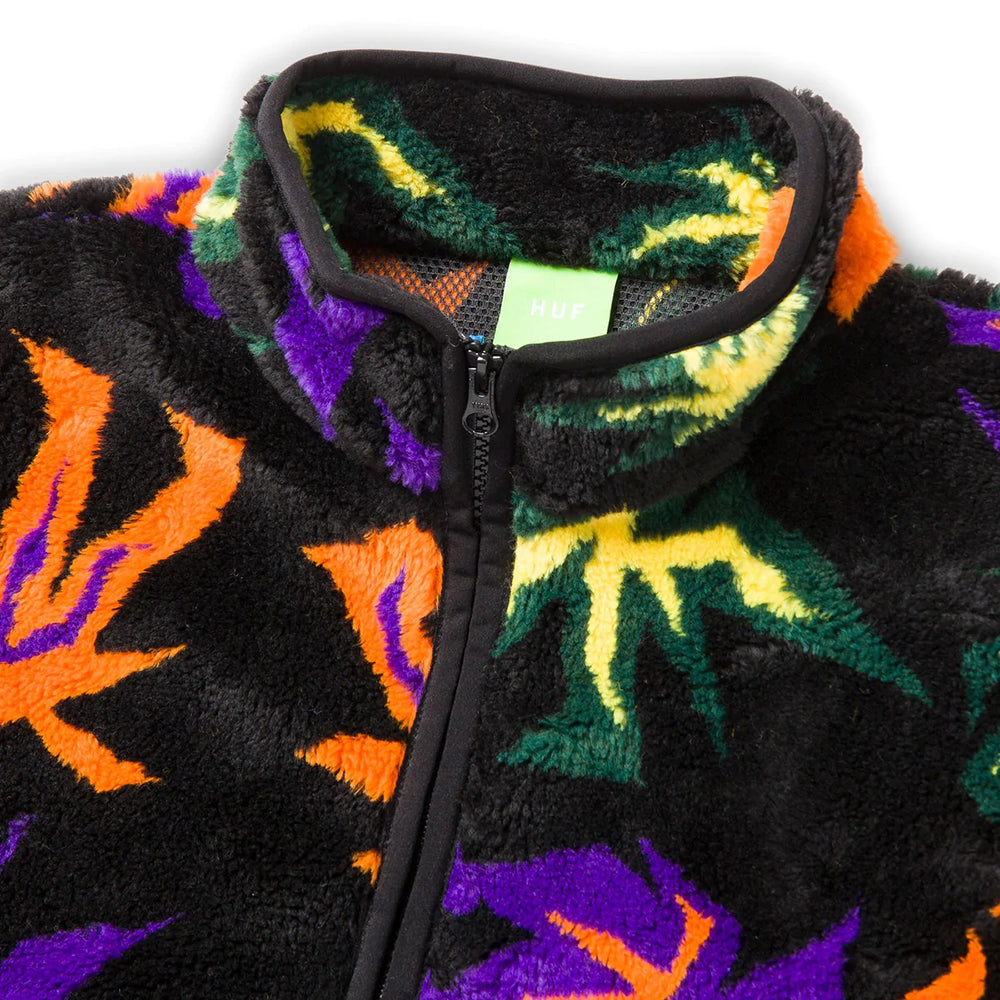 HUF Lowell Jacquard Sherpa Full-Zip Fleece Multi