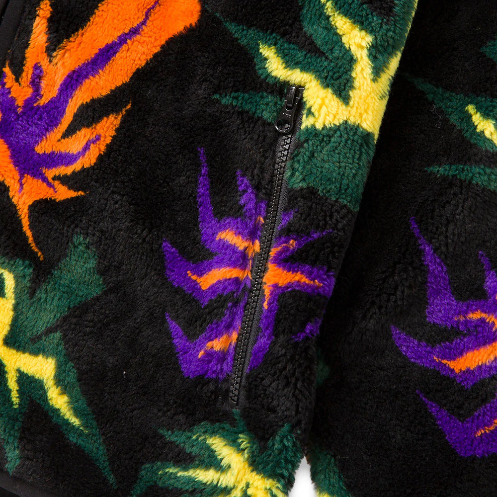 HUF Lowell Jacquard Sherpa Full-Zip Fleece Multi