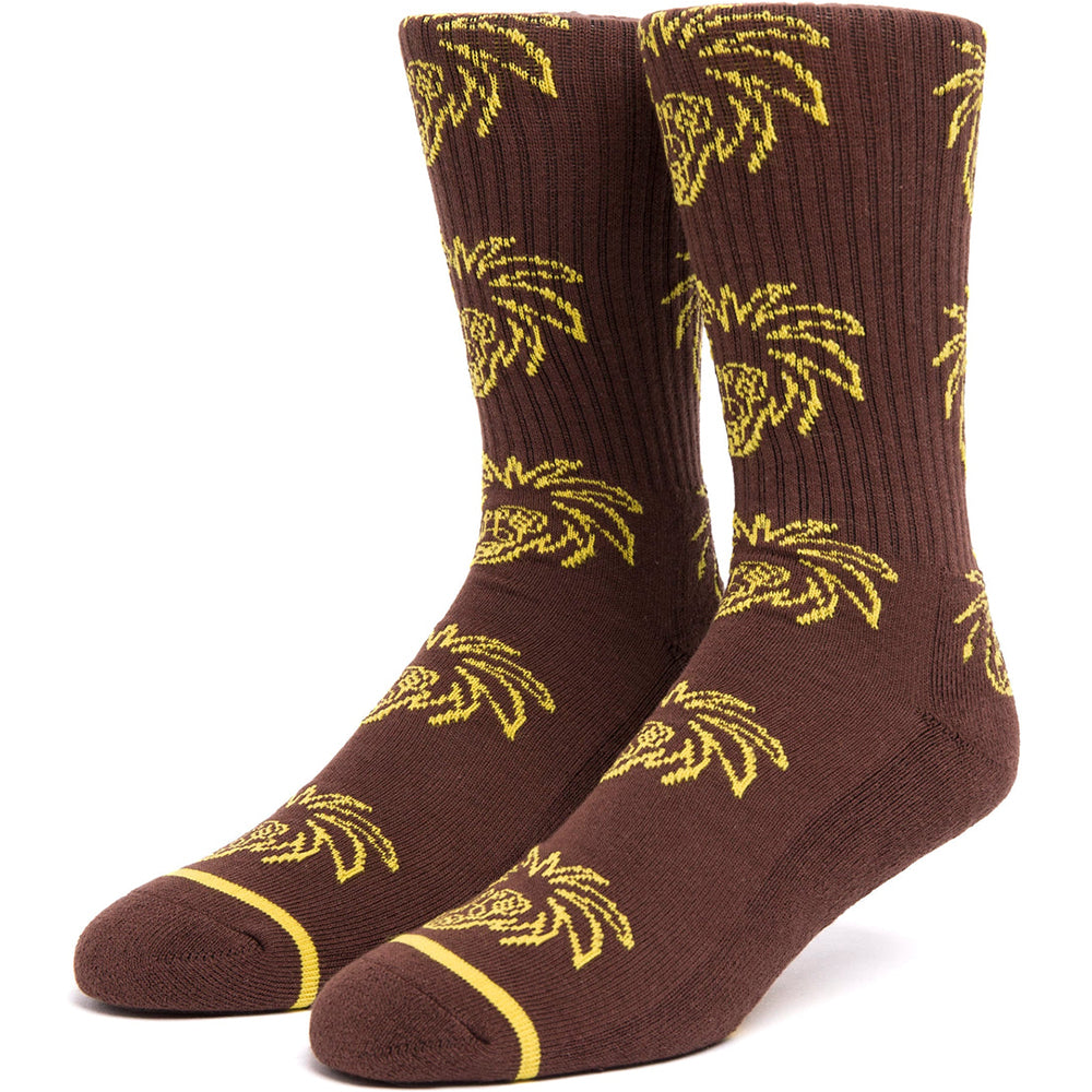 HUF x Pablo Ramirez Foundation Pablo Crew Socks chocolate