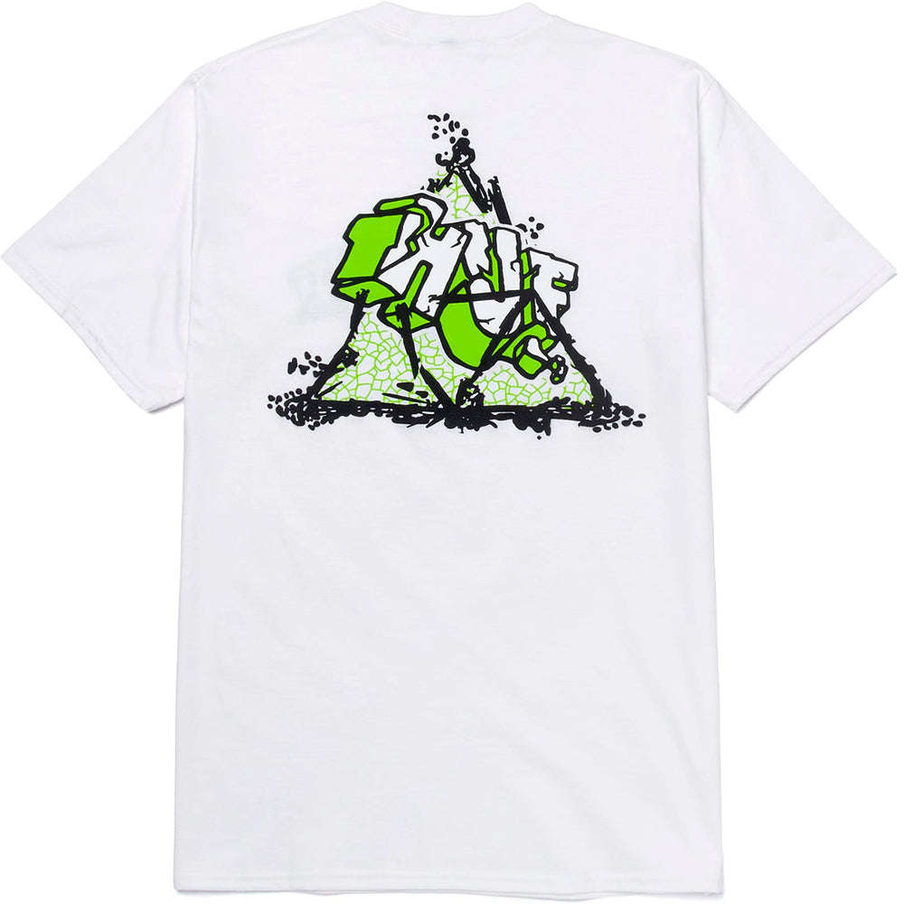 HUF Quake Triple Triangle T shirt white