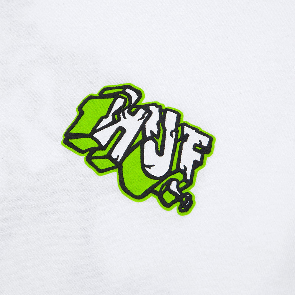 HUF Quake Triple Triangle T shirt white