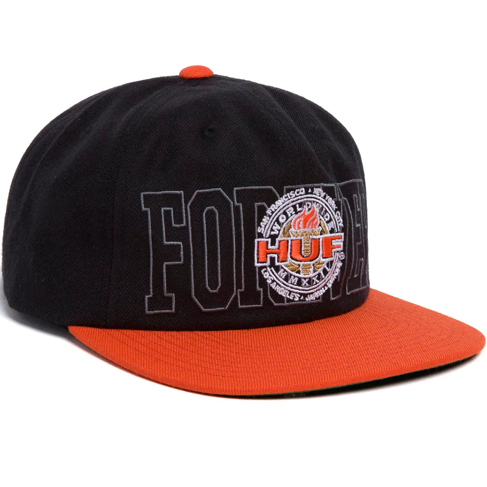 HUF Torch MMXXII Snapback Cap Black