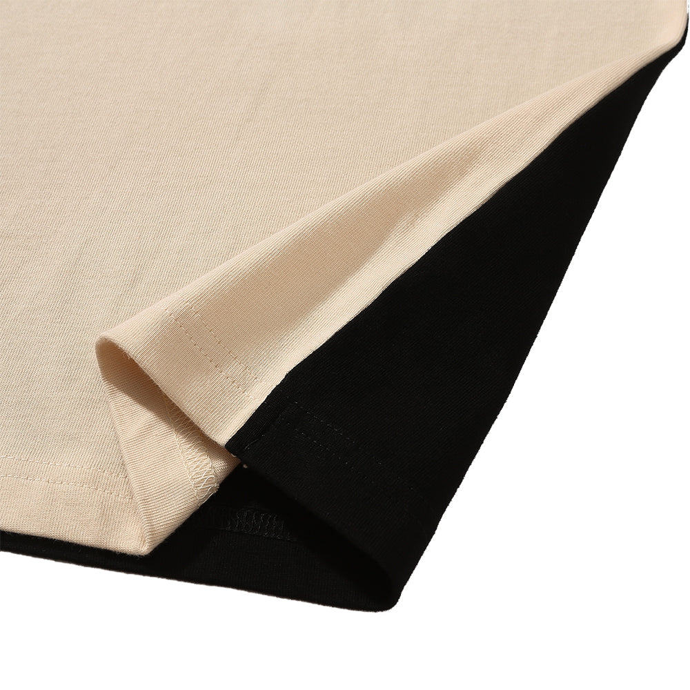 Hélas Recto Verso Tee beige black