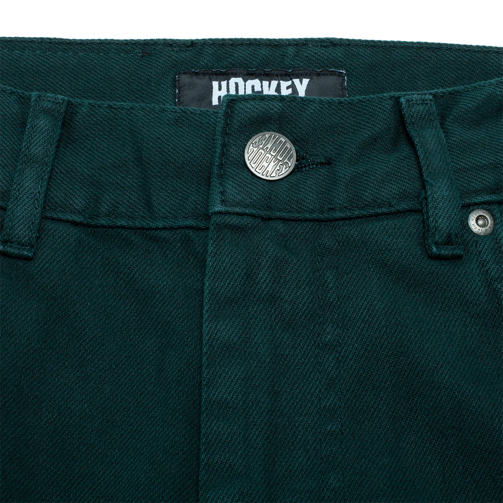 Hockey Double Knee Jean Dark Green