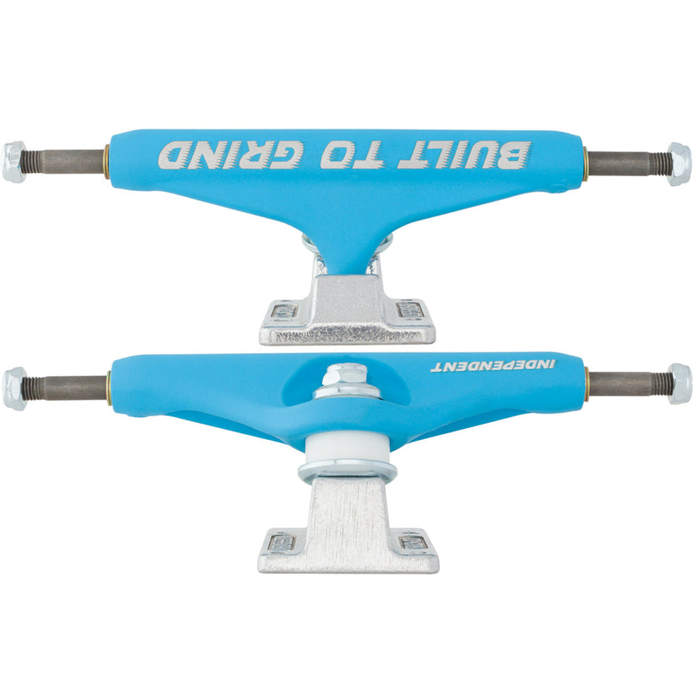 Independent Stage 11 Standard BTG 139 Skateboard Trucks Blue/Silver 8"