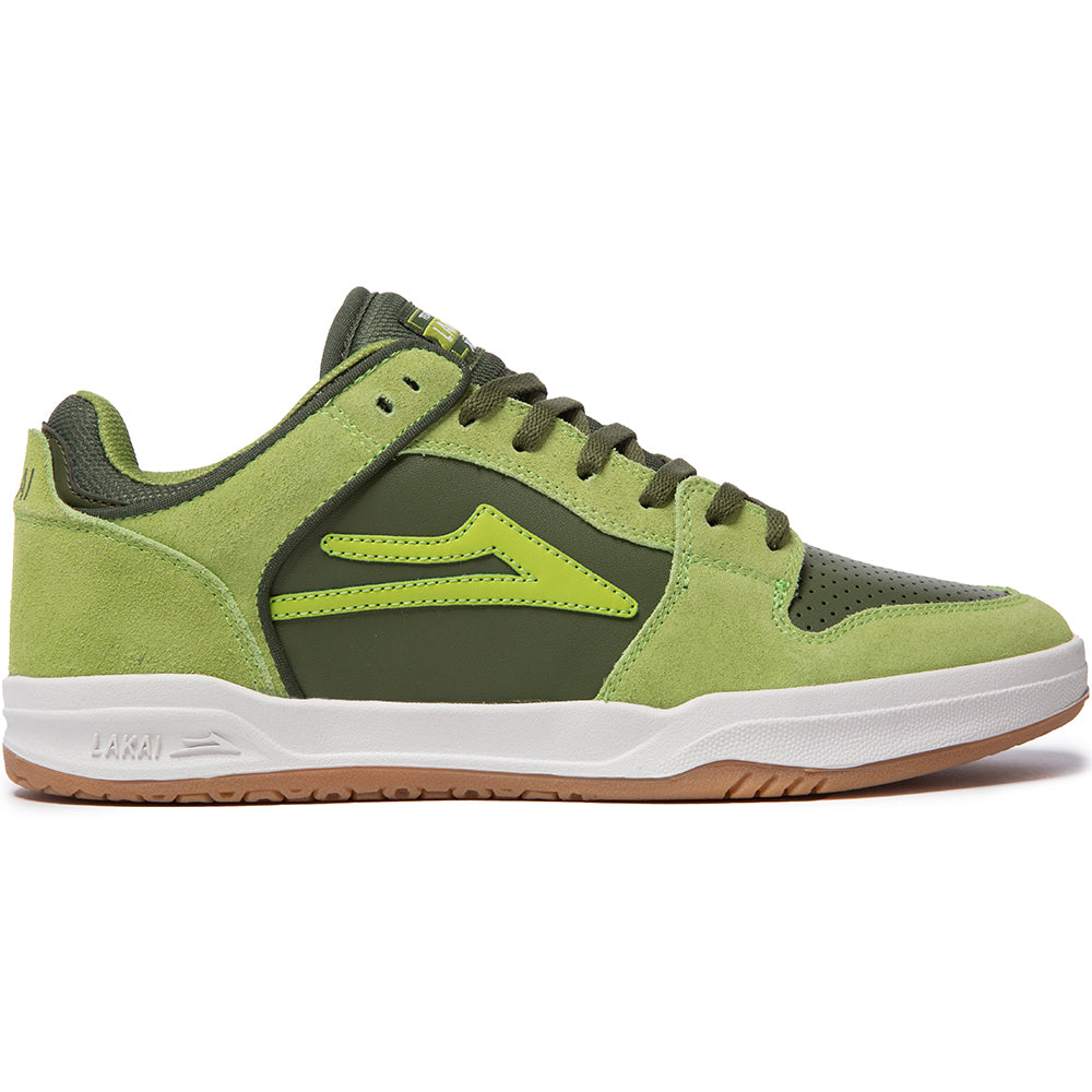 Lakai Telford Low Shoes Green/Green Suede