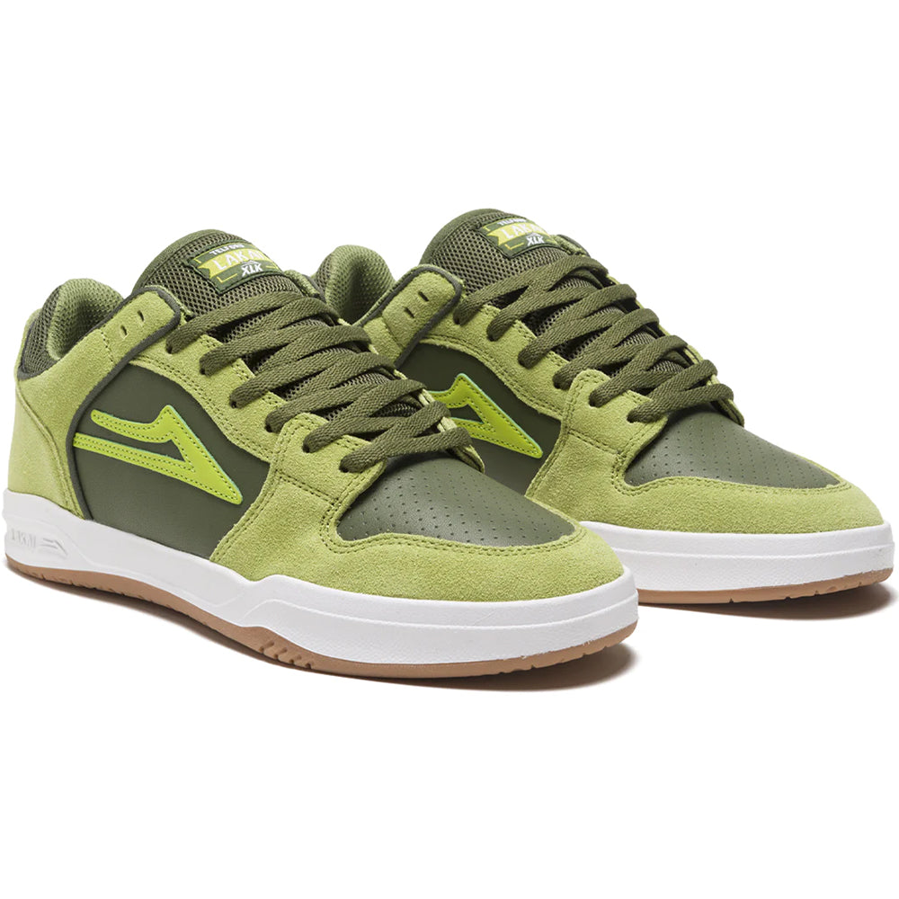 Lakai Telford Low Shoes Green/Green Suede