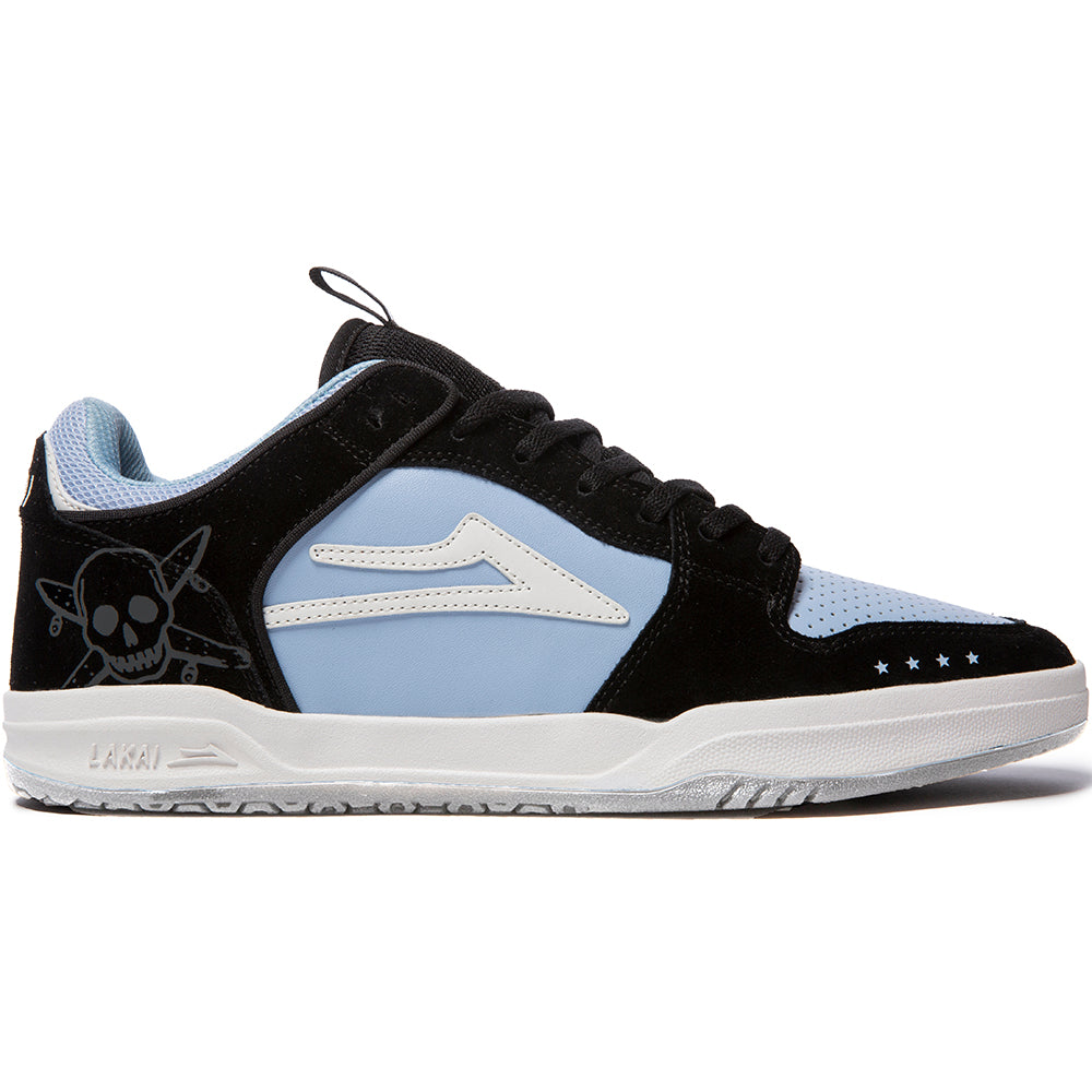 Lakai x Fourstar Telford Low Shoes Light Blue/Black Suede