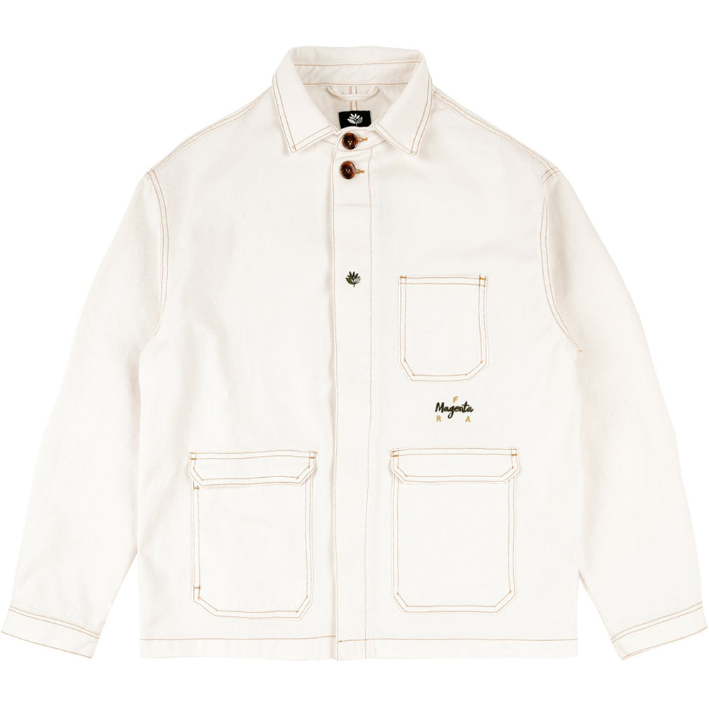 Magenta Atelier Jacket White Denim