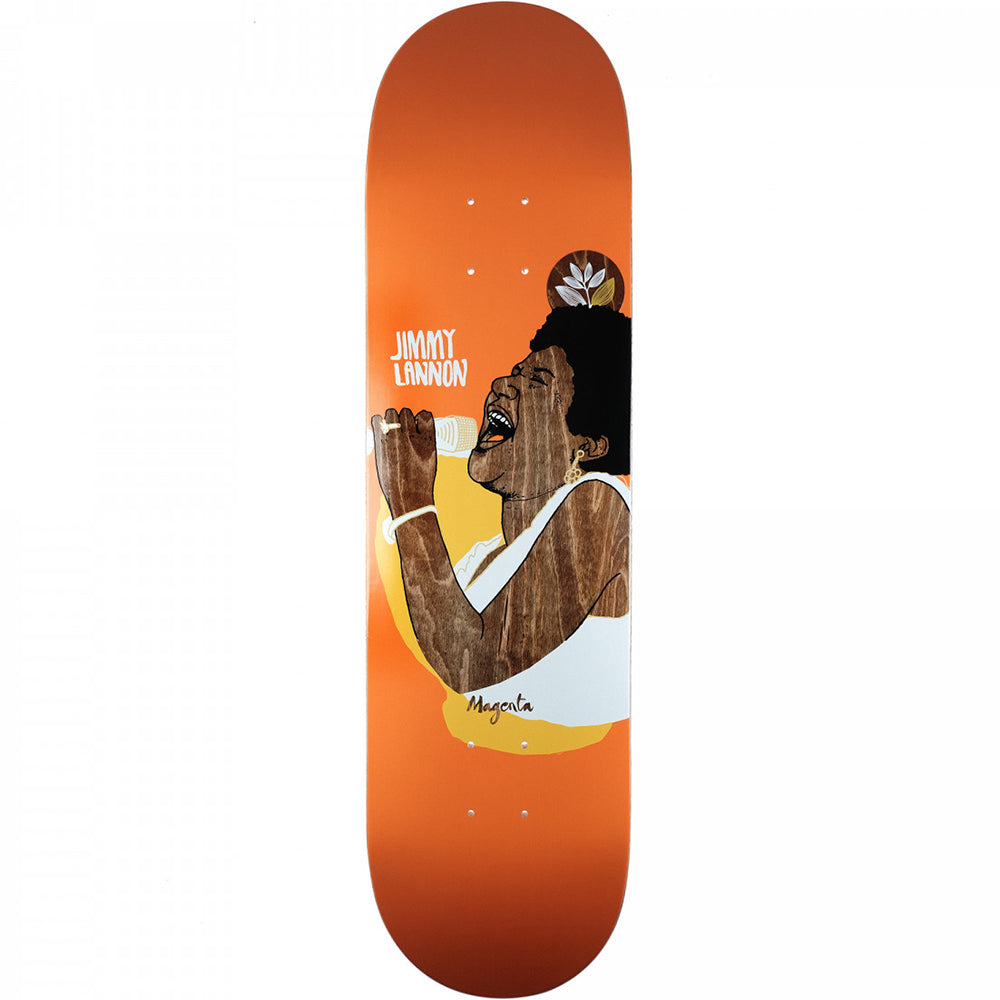 Magenta Jimmy Lannon Free Jazz Skateboard Deck 8.125"