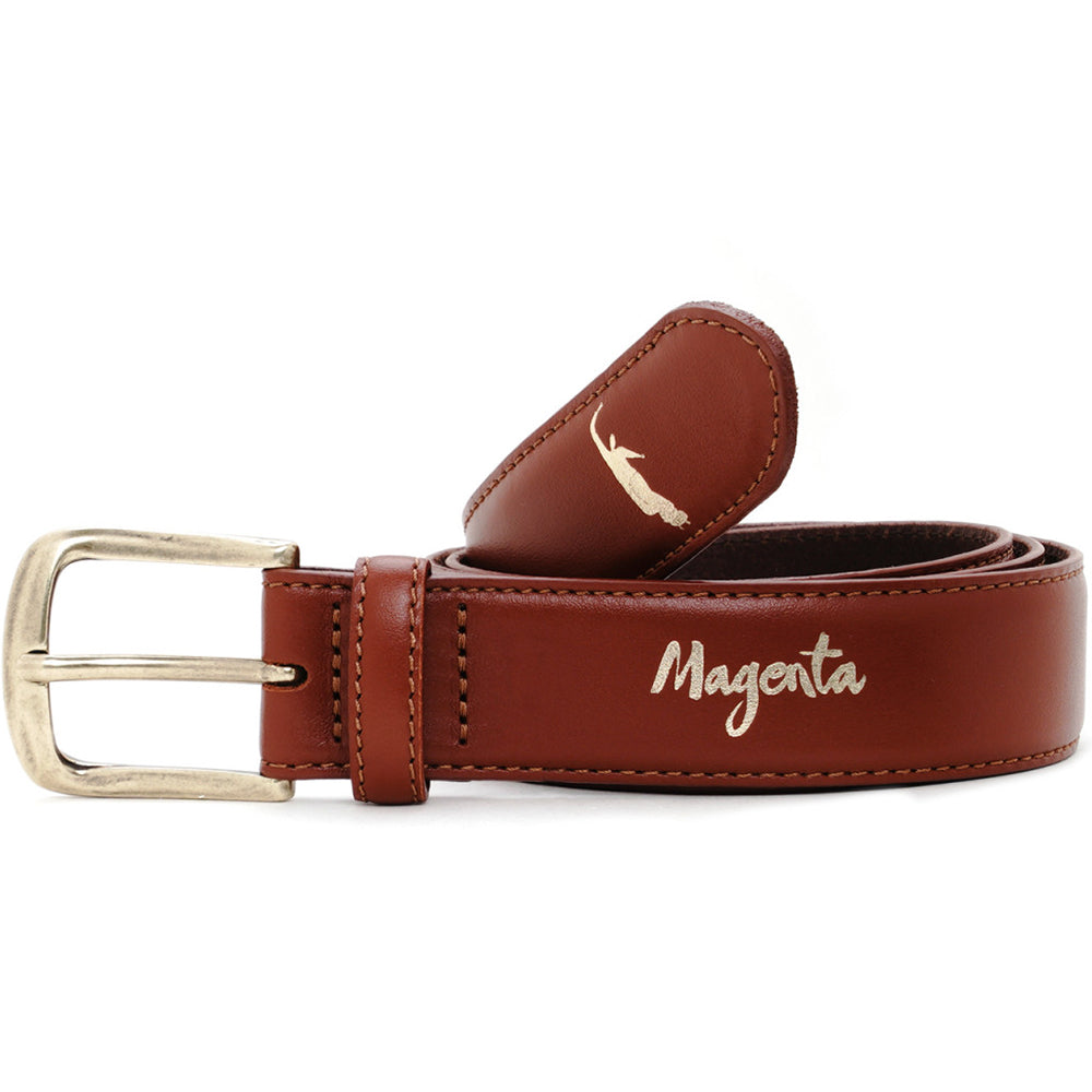 Magenta PWS Belt Brown