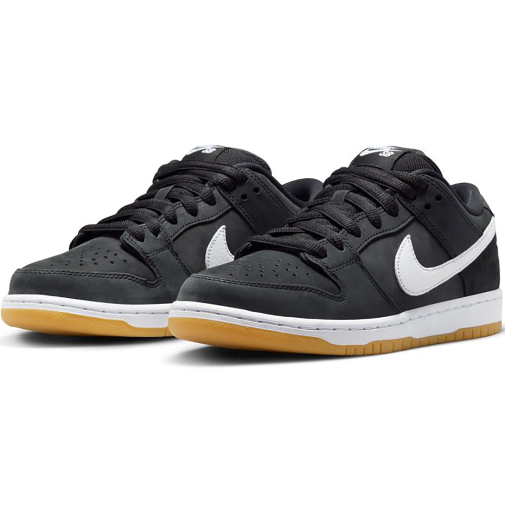 Nike SB Dunk Low Pro Shoes Black/White-Black-Gum Light Brown