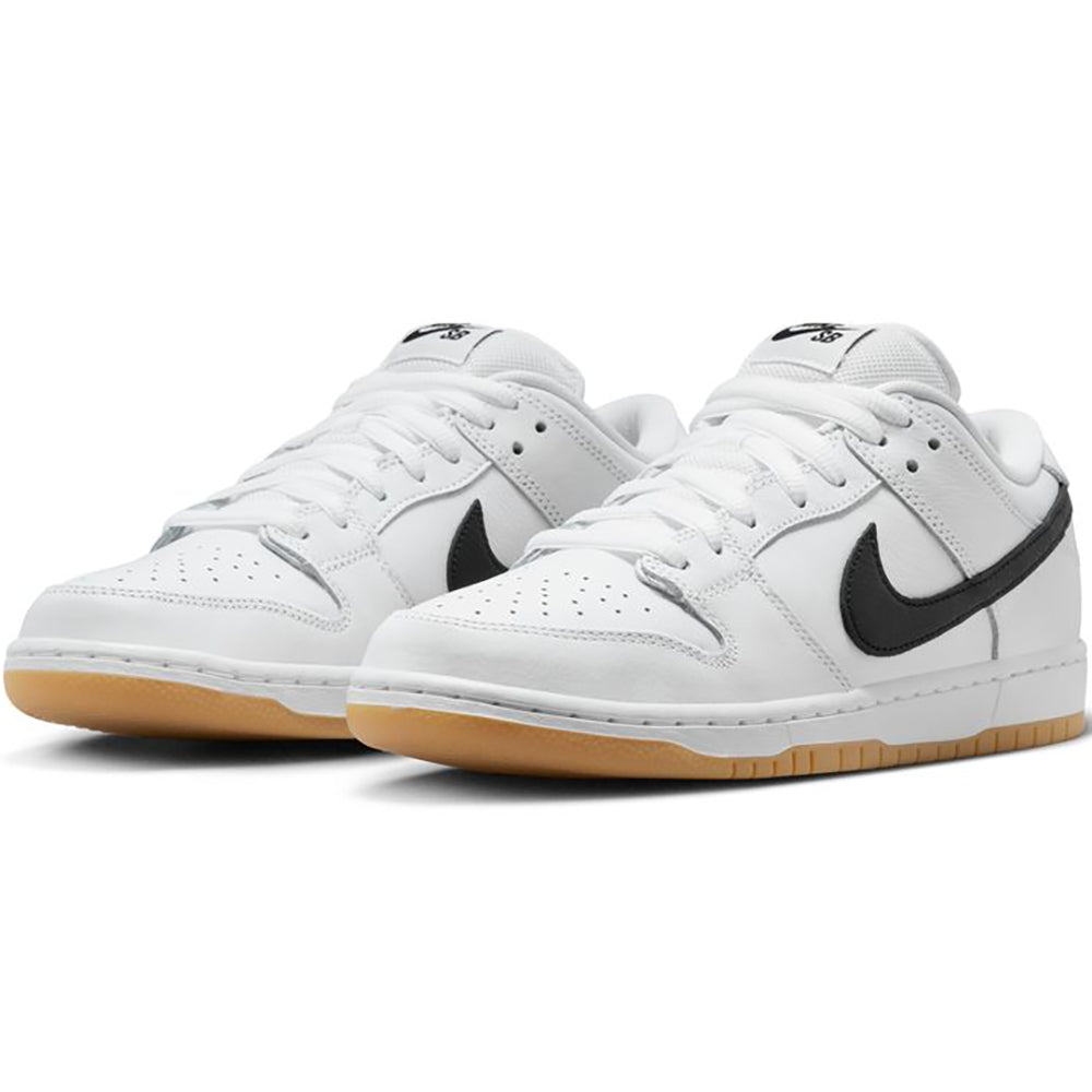 Nike SB Dunk Low Pro AA Shoes White/Black-White-Gum Light Brown