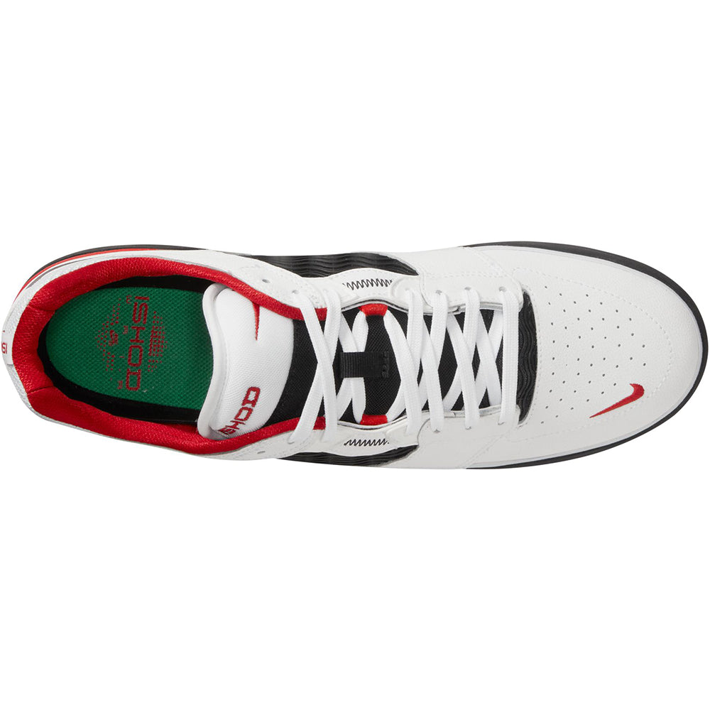 Nike SB Ishod Wair Premium L Shoes White/Black-University Red-Black