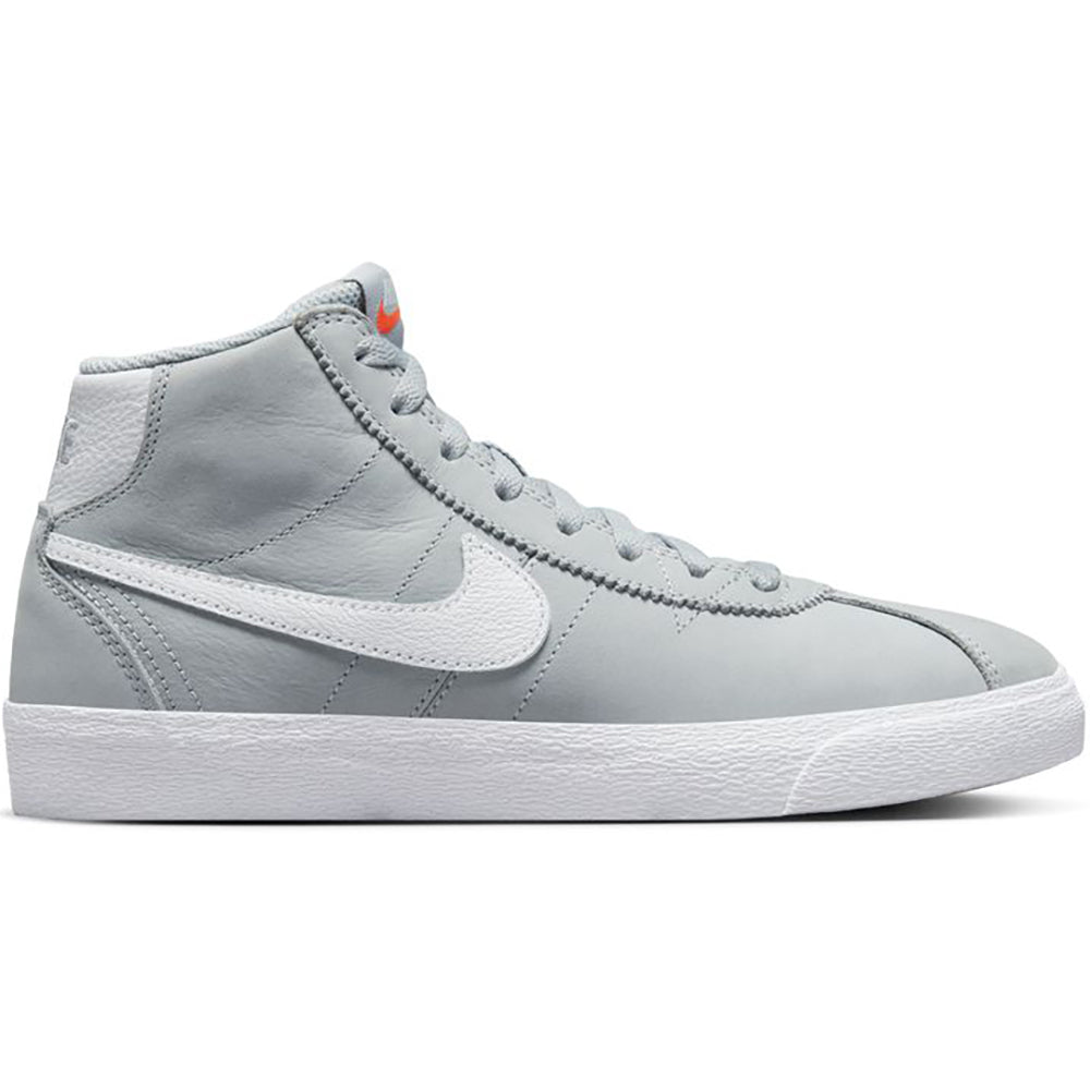 Nike SB Orange Label Bruin High ISO Shoes Wolf Grey/White-Wolf Grey