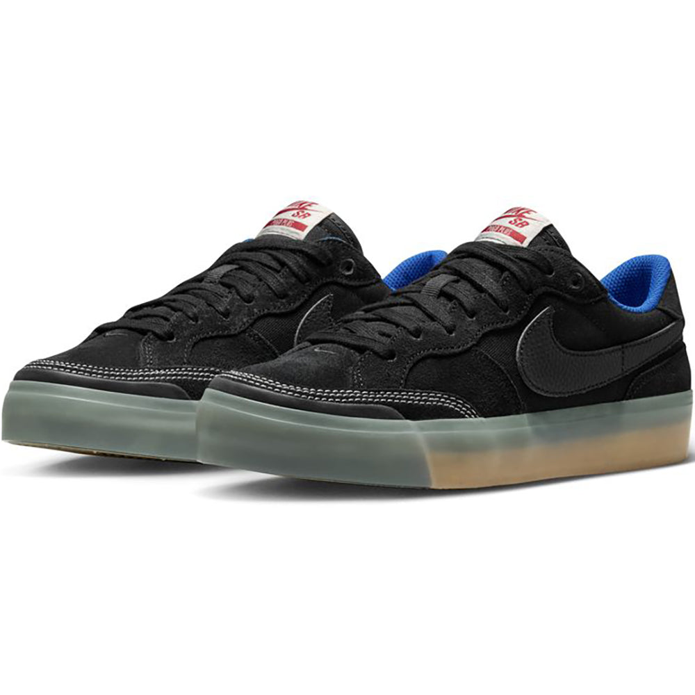 Nike SB Pogo Plus Premium Shoes Black/Black-Hyper Royal-Gum Light Brown