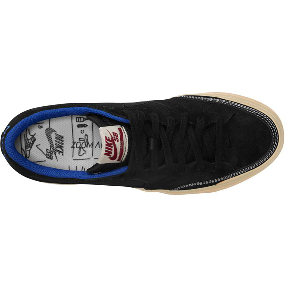 Nike SB Pogo Plus Premium Shoes Black/Black-Hyper Royal-Gum Light Brown