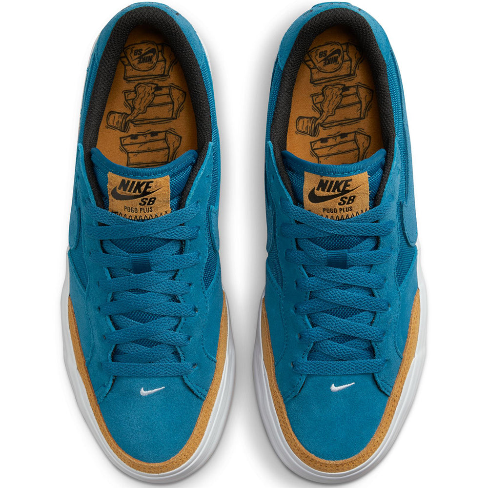 Nike SB Pogo Plus Premium Shoes Green Abyss/Green Abyss-Desert Ochre