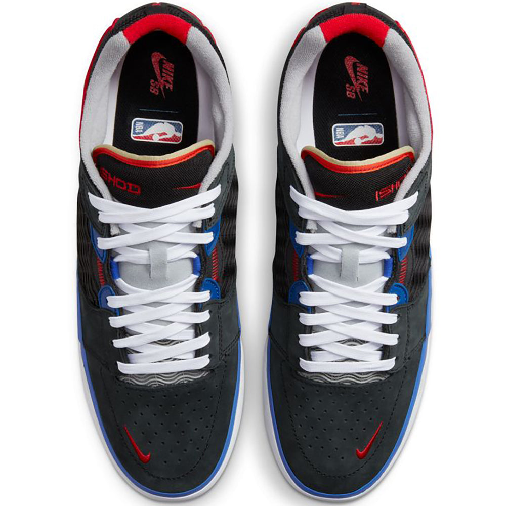 Nike SB x NBA Ishod Wair Premium Shoes Black/University Red-Hyper Royal