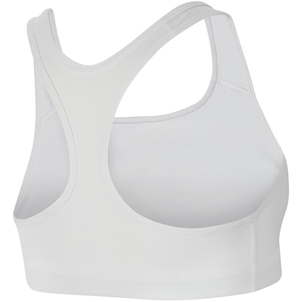 Nike Swoosh Women's Medium-Support Non-Padded Sports Bra White/Black