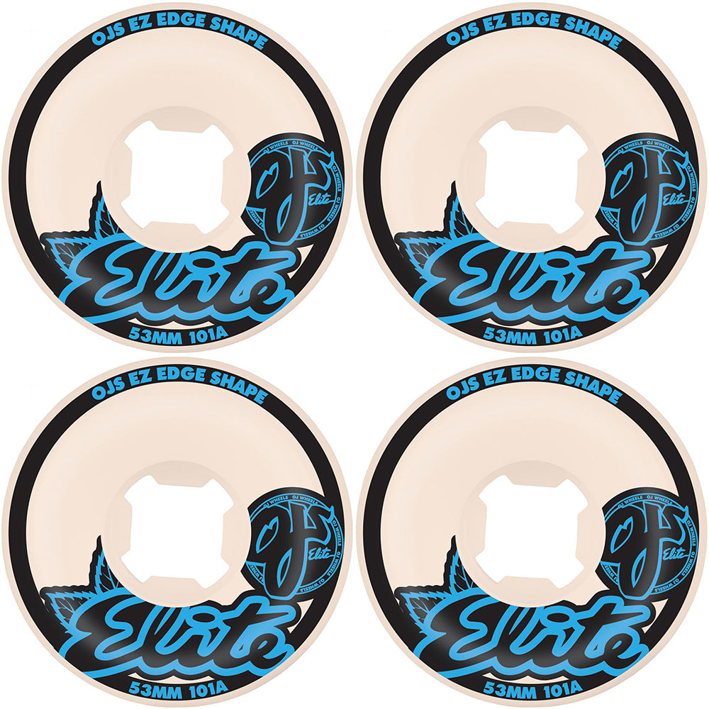 OJ Elite EZ Edge 101a Skateboard Wheels 53mm