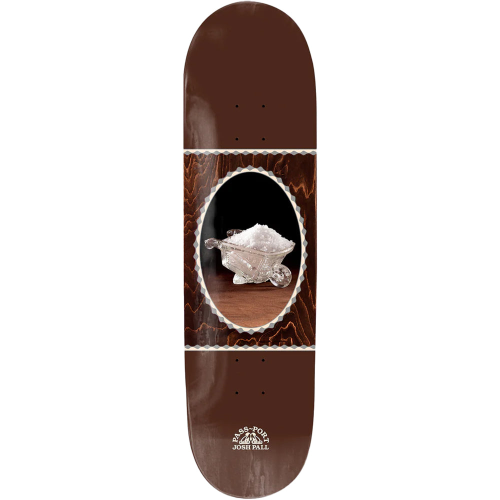 Pass~Port Josh Pall Glass Vessel Pro Series Wheelbarrow Skateboard Deck 8.38"