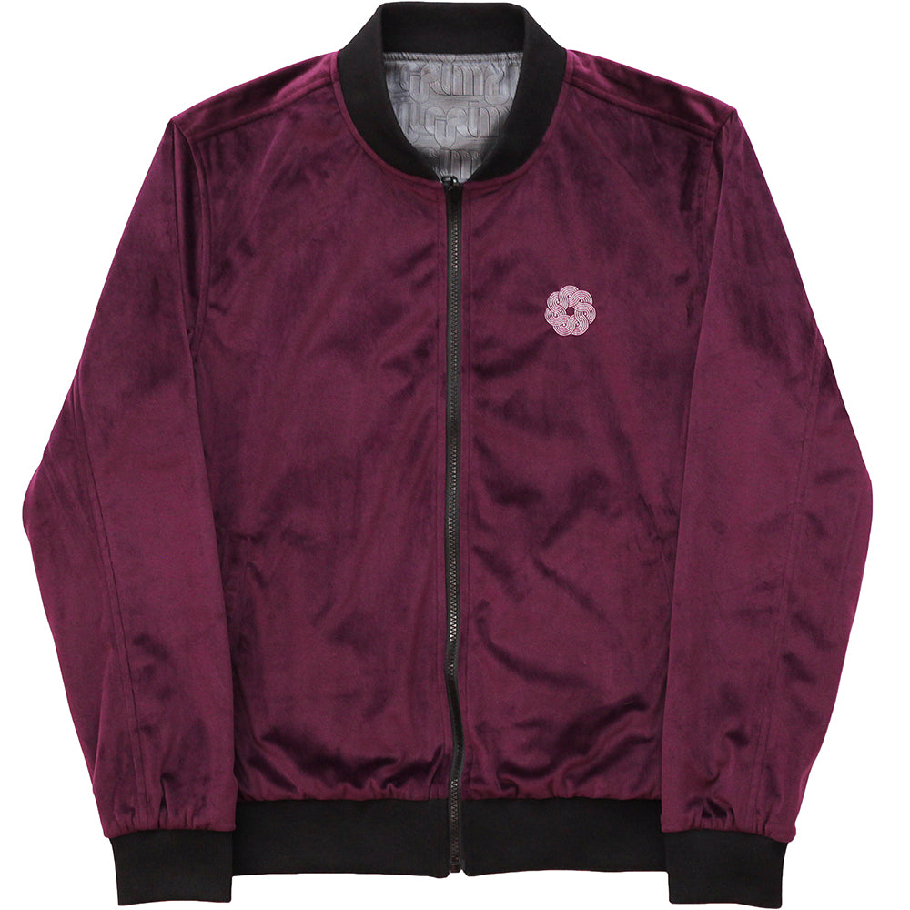 Piilgrim Olson Reversible Bomber Jacket plum