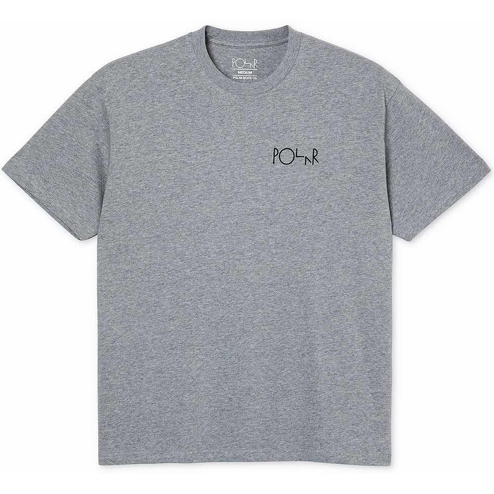 Polar Fill Logo Tee heather grey